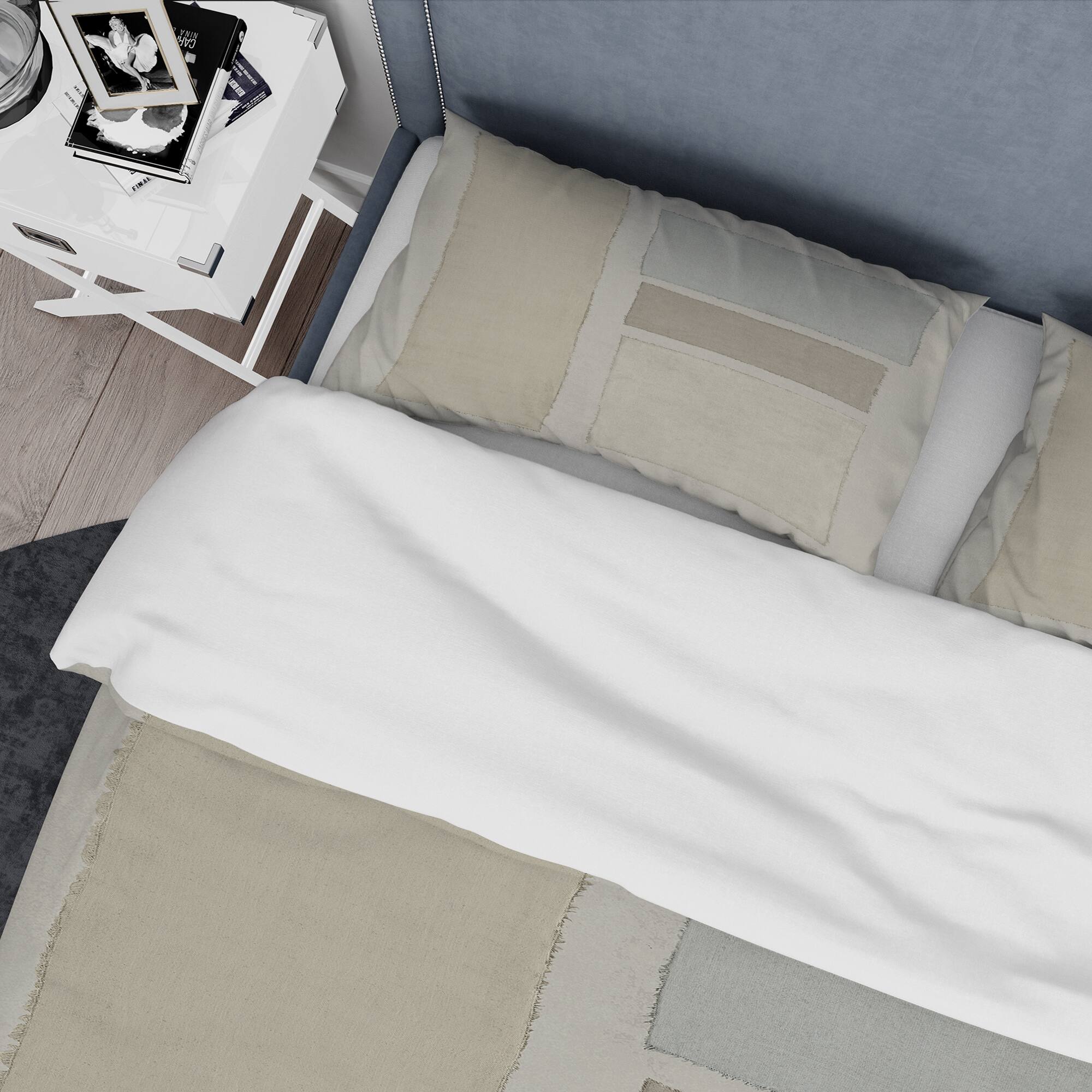 Designart 'Painted Weaving III FB' Geometric Bedding Set